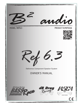 B2 Audio REF 6.3 Owner's manual