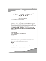 AAR Super Arena AAR808 User manual