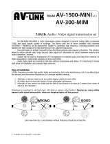 AV Link AV-1500-MINI User manual