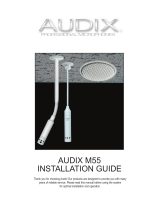 Audix M55 Installation guide