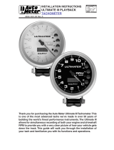 AUTO METER ULTIMATE III Installation Instructions Manual