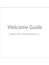 Anker Unibody 3-Port USB and Ethernet Hub Welcome Manual