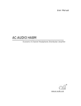 AC-AUDIO AC-AUDIO HA8M User manual