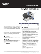 Vollrath Slicer, Electric, Heavy- Duty User manual