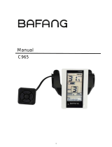 BAFANG C965 User manual