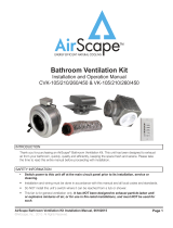 AirScape CVK-105 Operating instructions