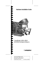 Adaptec CardPark APA-4510 Hardware Installation Manual