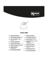 Dometic Kampa Groove Light Operating instructions