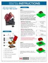 Advanced Flip-Top BGA Socket Installation & General Usage Instructions