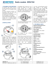 B meters RFM-TX2 User manual