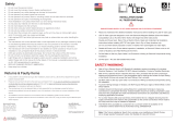 All LED AL-T8LED12AB Range Installation guide