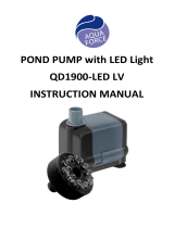 Aqua Force QD1900-LED LV User manual
