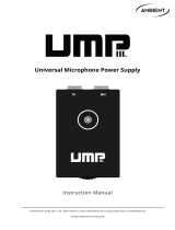 Ambient UMP III User manual