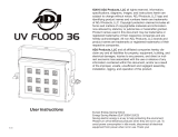 ADJ UV Flood 36 User Instructions