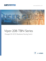 Westermo Viper-208-T4G-TBN User guide