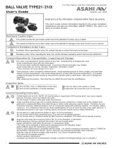 ASAHI 21 User manual