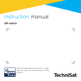 TechniSat On/Off switch flush mount User manual