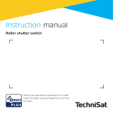 TechniSat Roller shutter flush mount User manual