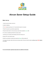 AIRCON SAVER AIRCON SAVER Setup Manual