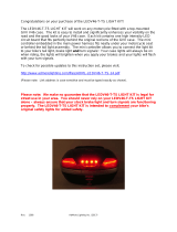 AdMore Lighting LEDV46-T-TS LIGHT KIT Installation guide