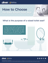Drive Medical Raised Toilet Seat with/without Lid User guide