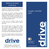 Drive Medical Chrome Oxygen Cylinder Rack Owner's manual