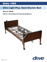 Drive Medical Delta Ultra- Light 1000 Semi-Electric Bed Owner's manual
