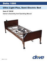Drive Medical Delta Ultra- Light 1000 Semi-Electric Bed Owner's manual