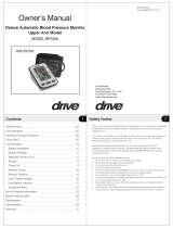 Drive Medical Deluxe Automatic Blood Pressure Monitor Upper Arm Owner's manual