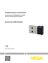 Vega 52454 Bluetooth USB Adapter User manual
