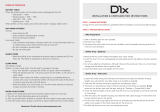 Archer Components D1X Installation And Configuration Instructions