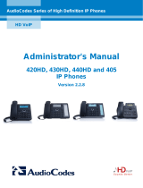 AudioCodes 420HD Administrator's Manual