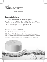 Aquaport DELUXE AQP-FCR-Q User manual