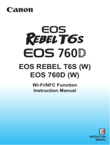 Canon EOS 750D User manual
