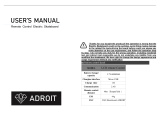 Adroit LCD remote Control User manual