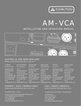 AUSTRALIAN MONITOR AM-VCA Operating instructions
