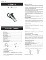 In Tech Electronics CS8096 User manual