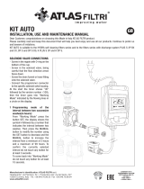 Atlas Filtri Kit auto Installation, Use And Maintenance Manual