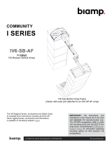 Biamp Community IV6-SB-AF Accessory User manual