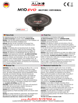 Audiosystem M10 EVO User manual