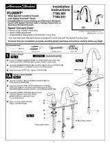 American Standard FLUENT 7186.801 Installation Instructions Manual