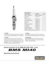 Ohlins BMS MI40 Mounting Instruction