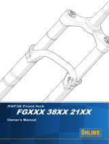 Ohlins RXF38 m.1 Owner's manual