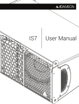 Adamson IS7 User manual