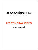 Ammonite System LED STINGRAY VIDEO User manual