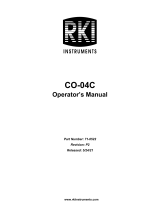 RKI Instruments CO-04C Owner's manual