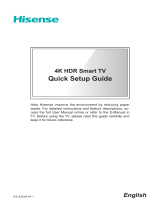 Hisense 55U7G Installation guide