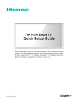 Hisense 75U7G Quick setup guide