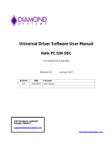 Diamond Systems Helix User manual