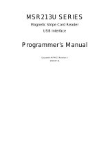 UIC MSR213U Series Programmer's Manual